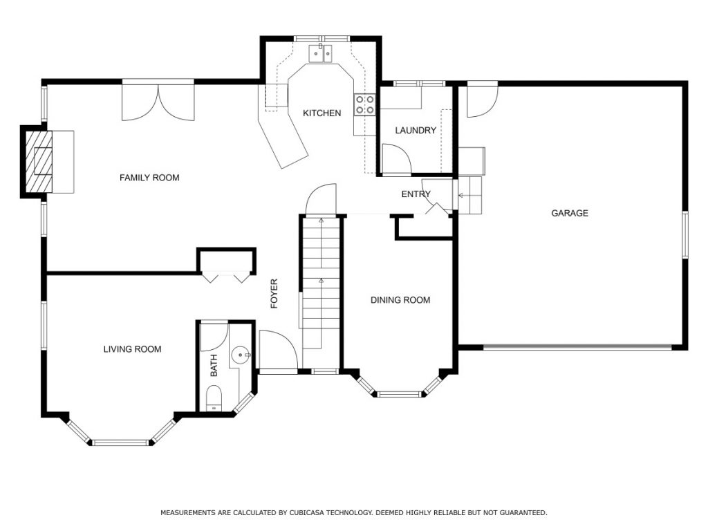 Main Floor - Example house 1