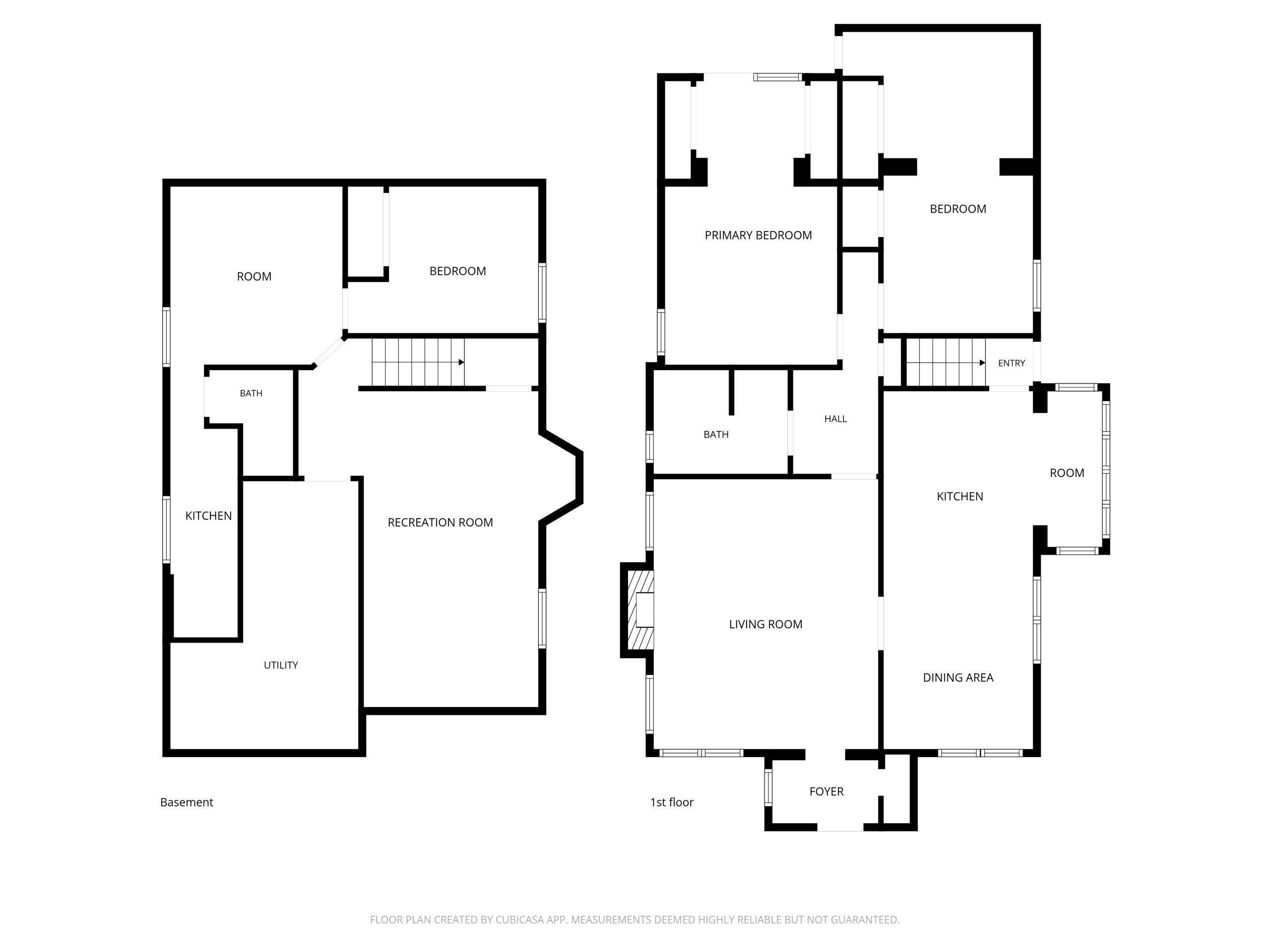 Floor Plan both levels-487 E 9th Ave, Salt Lake City, Utah 84103 