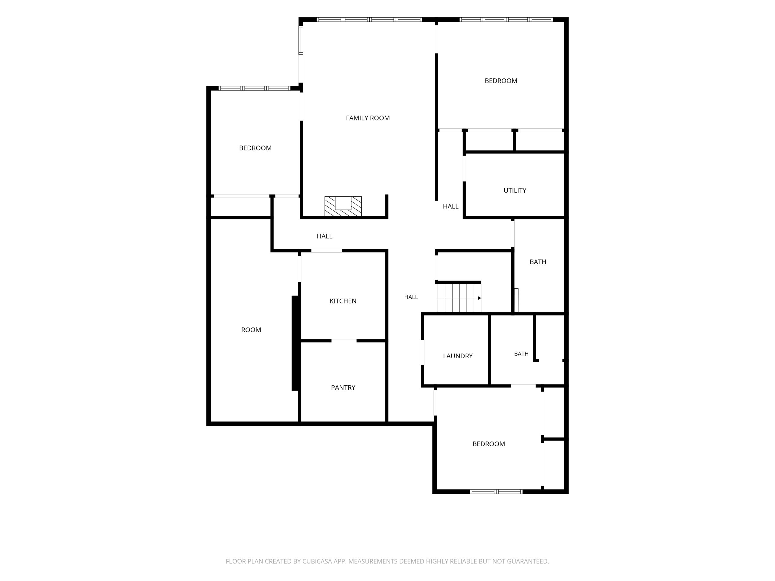Basement Floorplan of 811 Grandridge Dr, Salt Lake City, Utah 84103