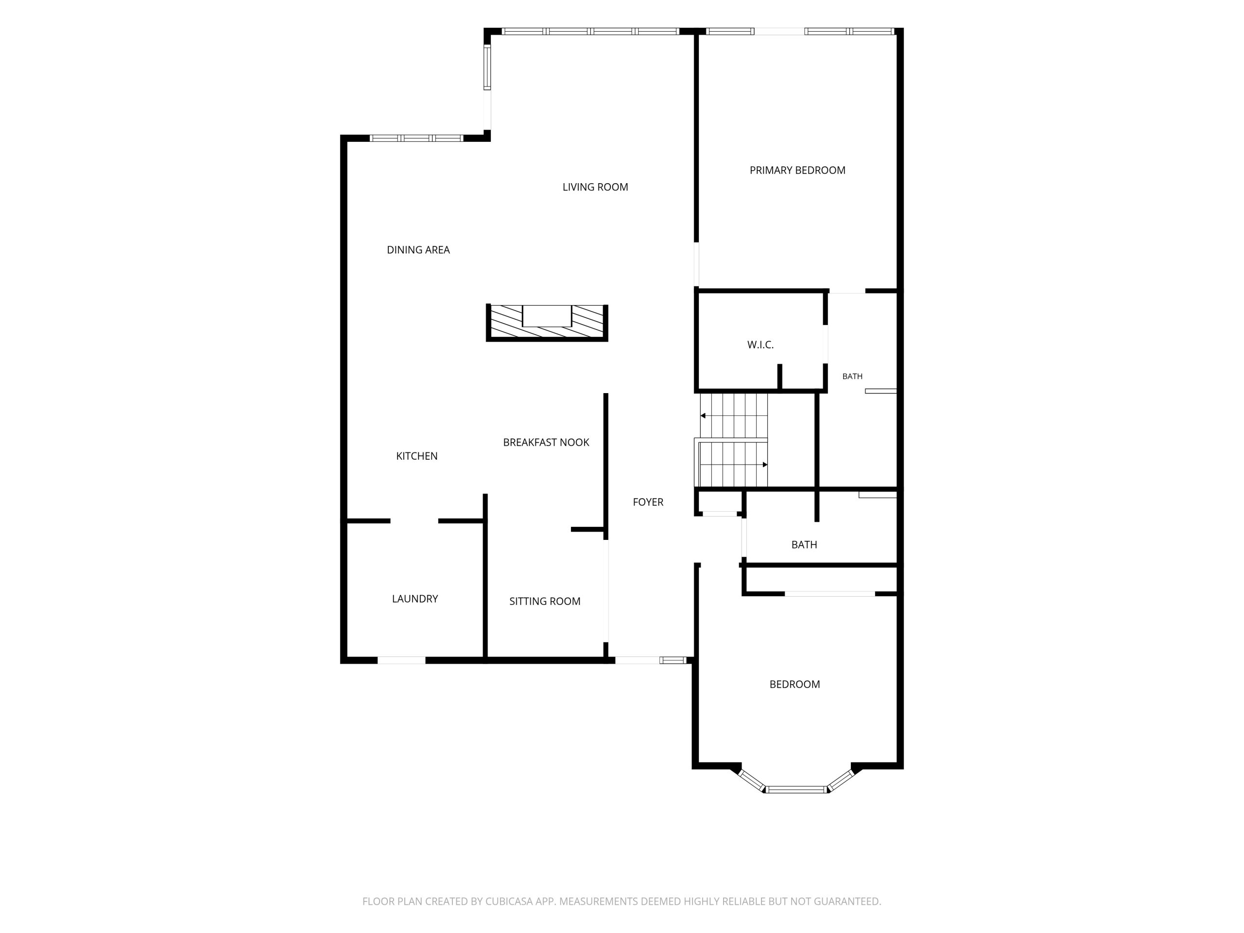Main Level Floorplan of 811 Grandridge Dr, Salt Lake City, Utah 84103