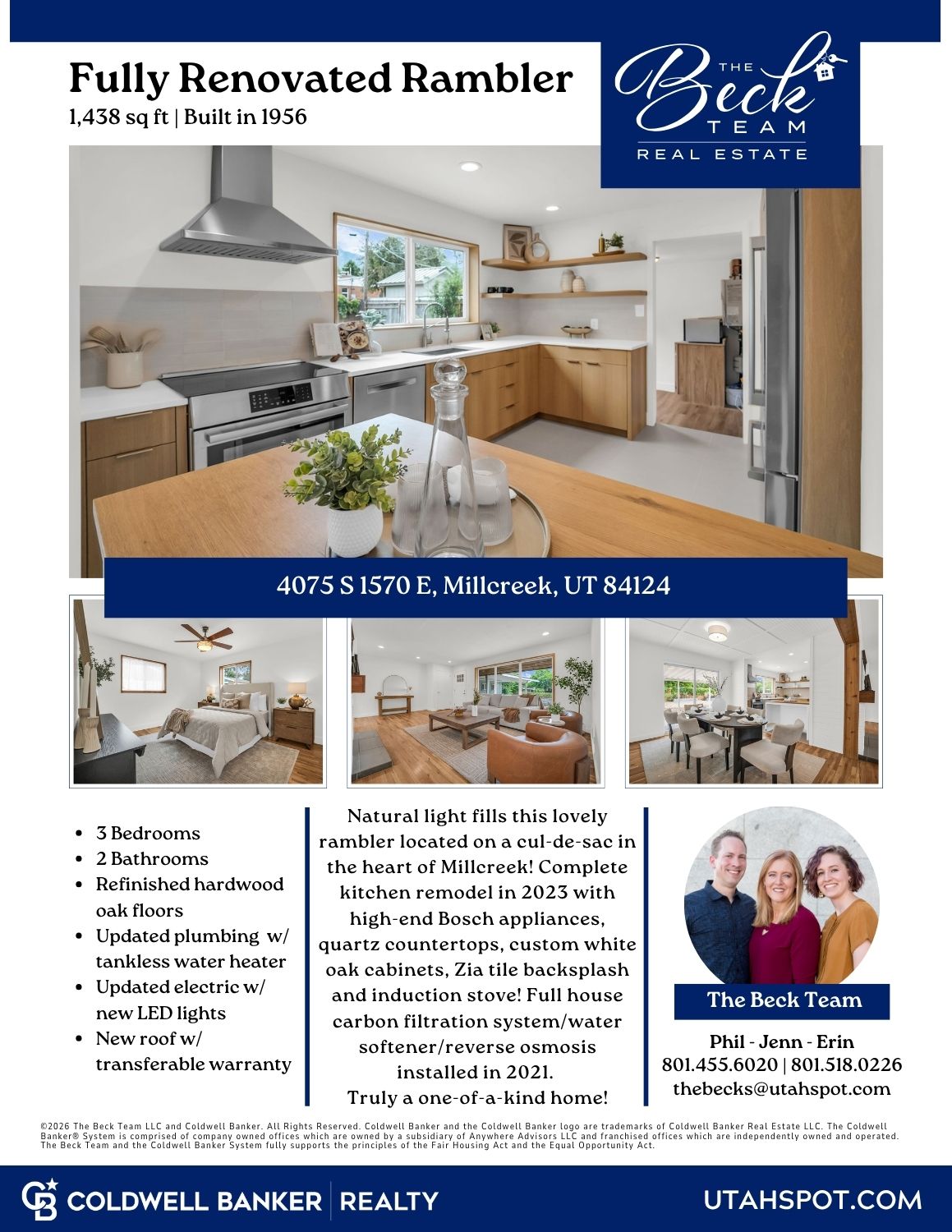4075 S 1570 E , Millcreek, UT 84124 Flyer