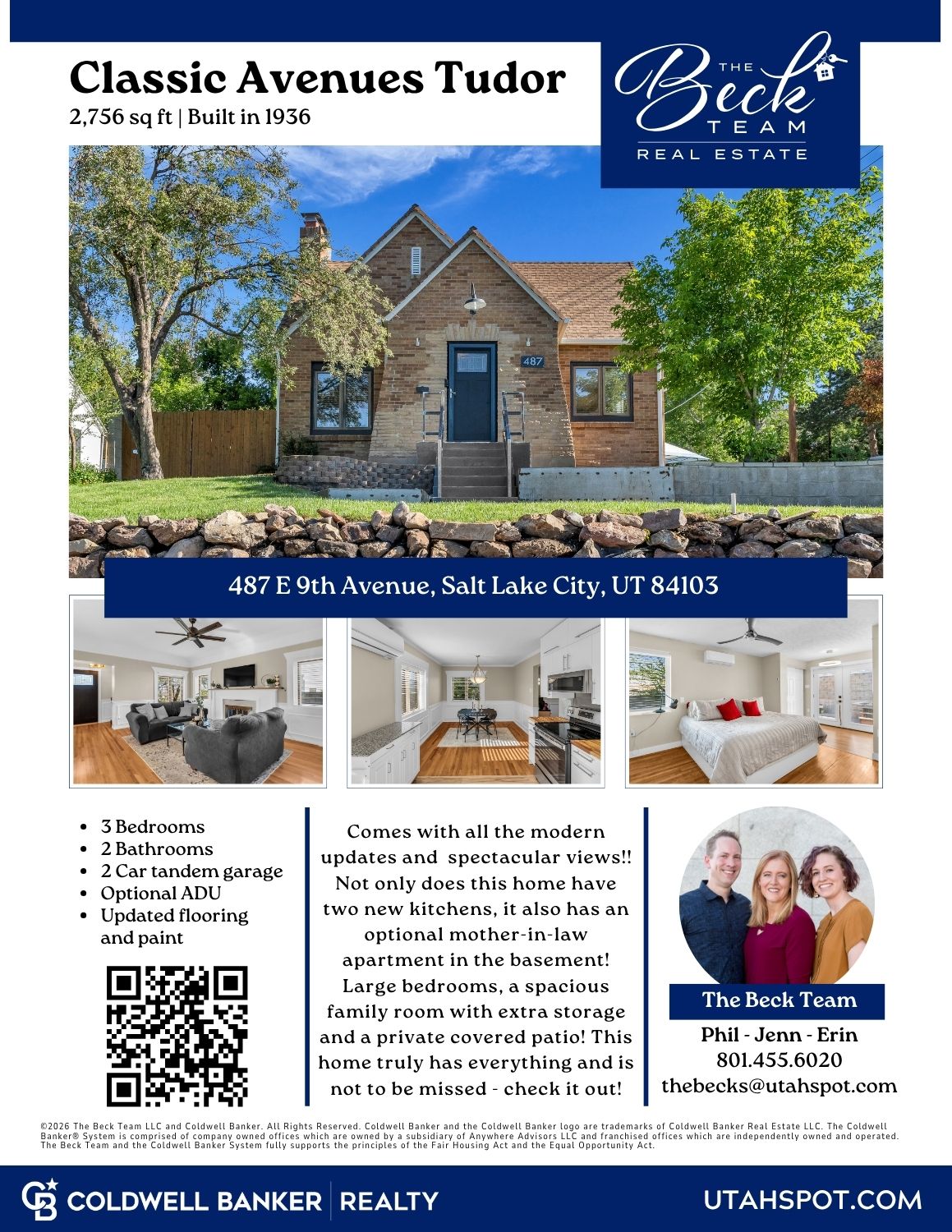 487 9th Ave, Salt Lake City, UT 84103 Flyer