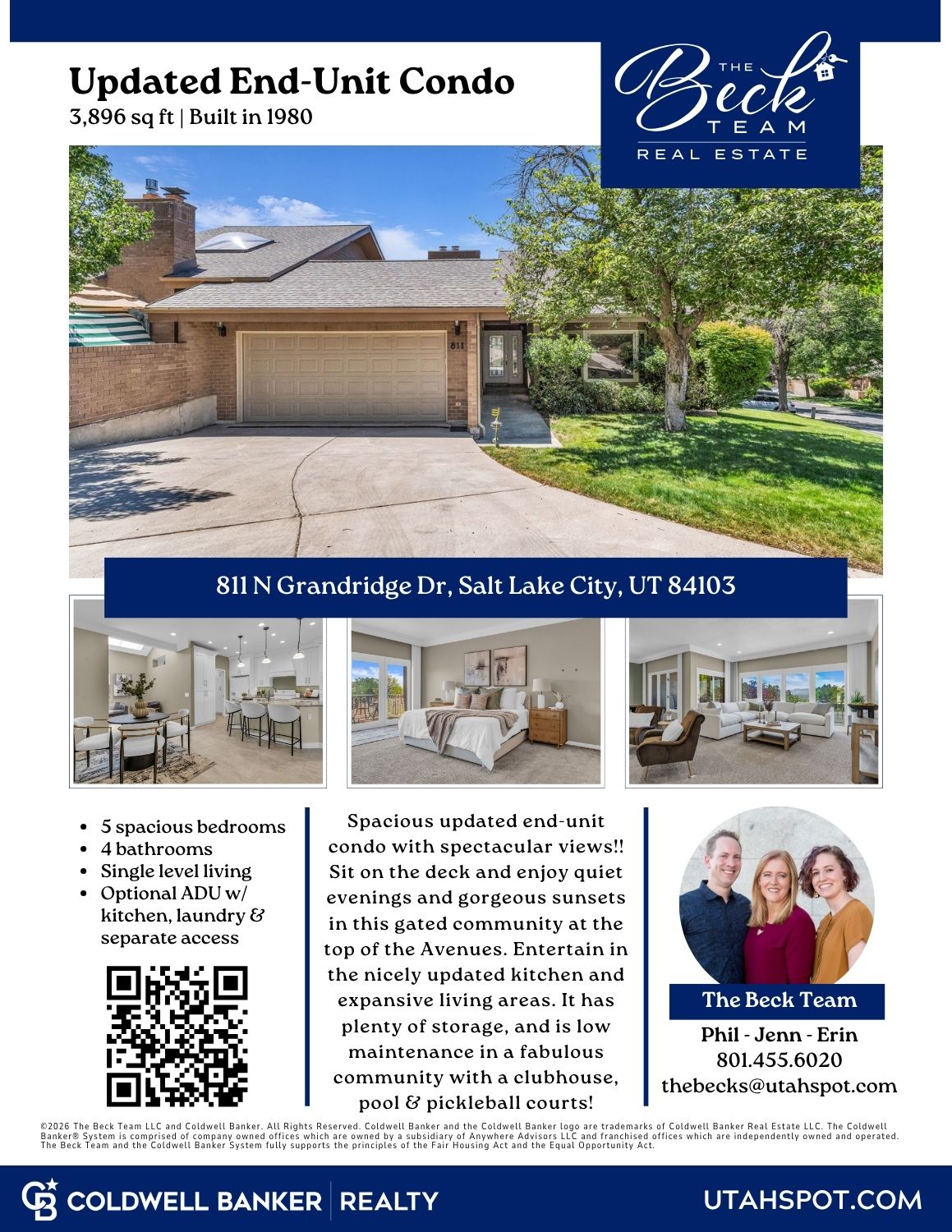811 N Grandridge Dr, Salt Lake City, UT 84103 Flyer